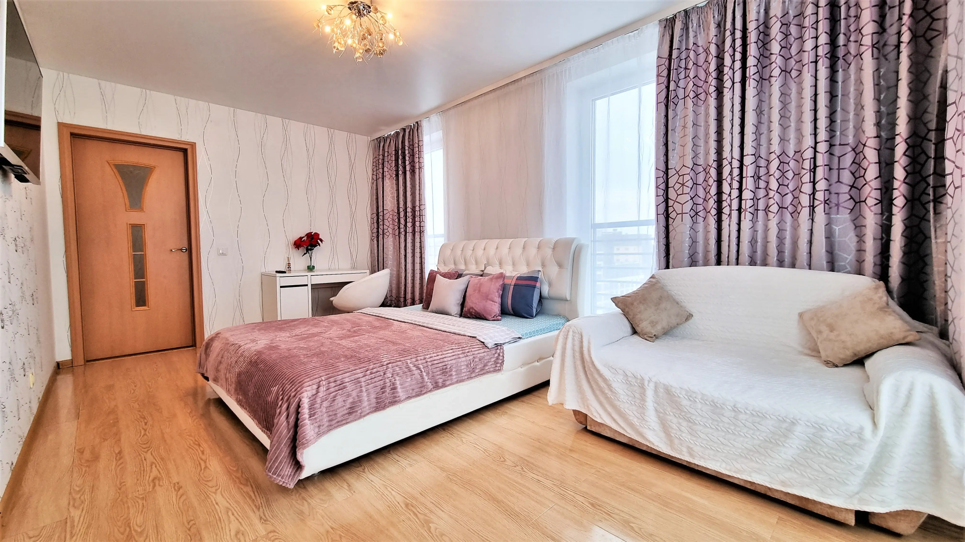 1-комн. трехместные апартаменты в ЖК "Новин"