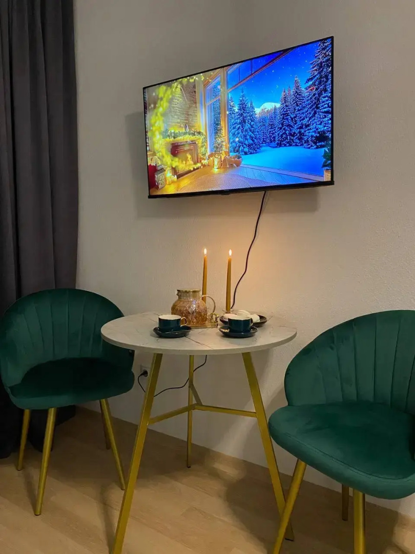 Квартира уютная студия с панорамным видом у метро