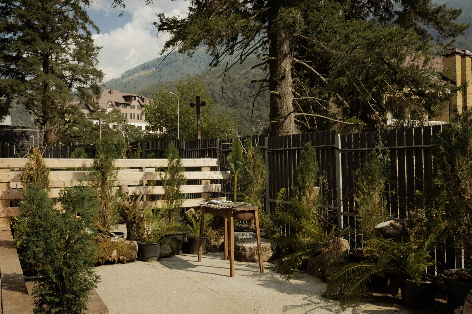 Частный дом Экосказка с видом на горы