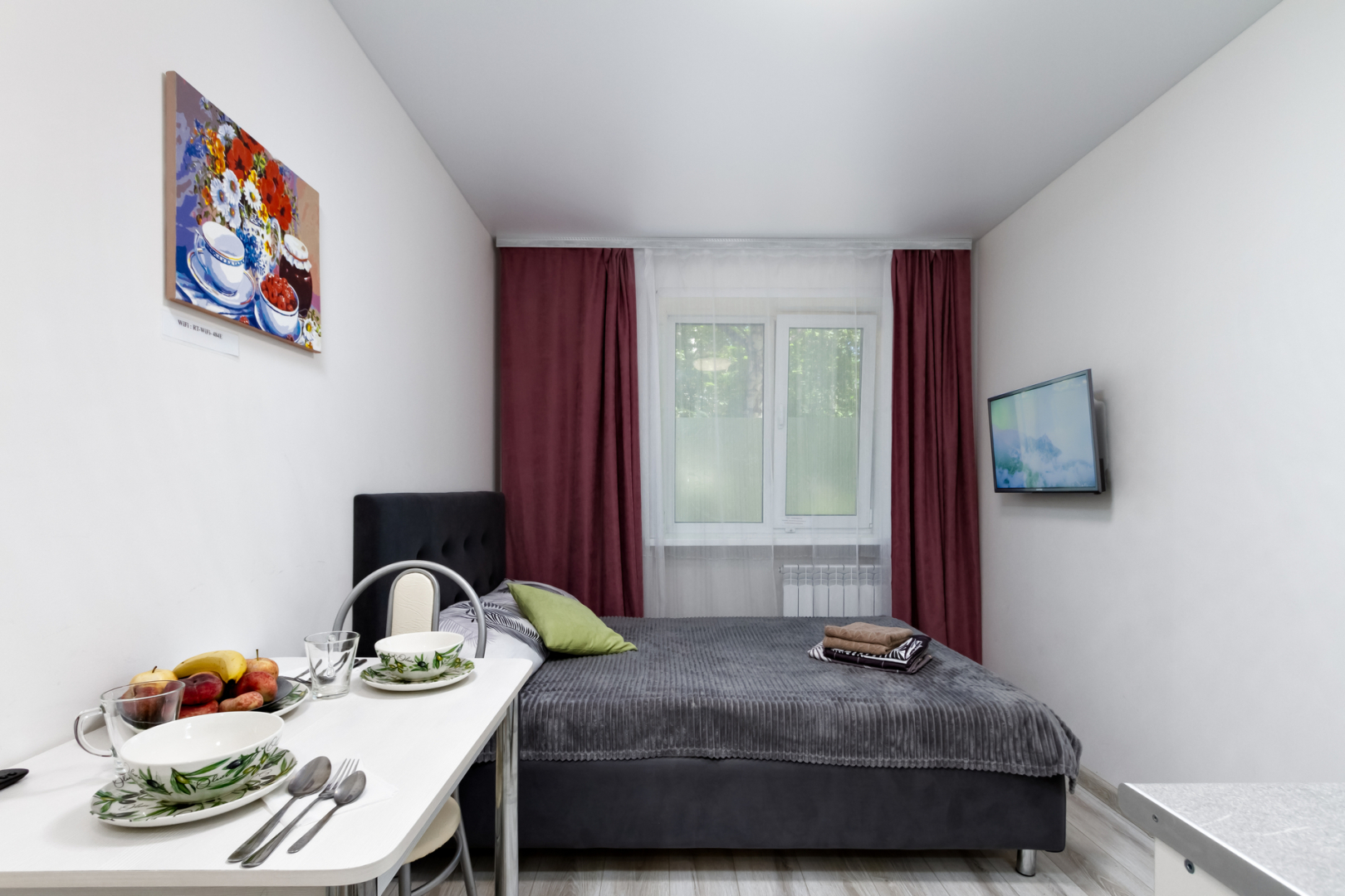 Апартаменты Студия рядом с парком Победы