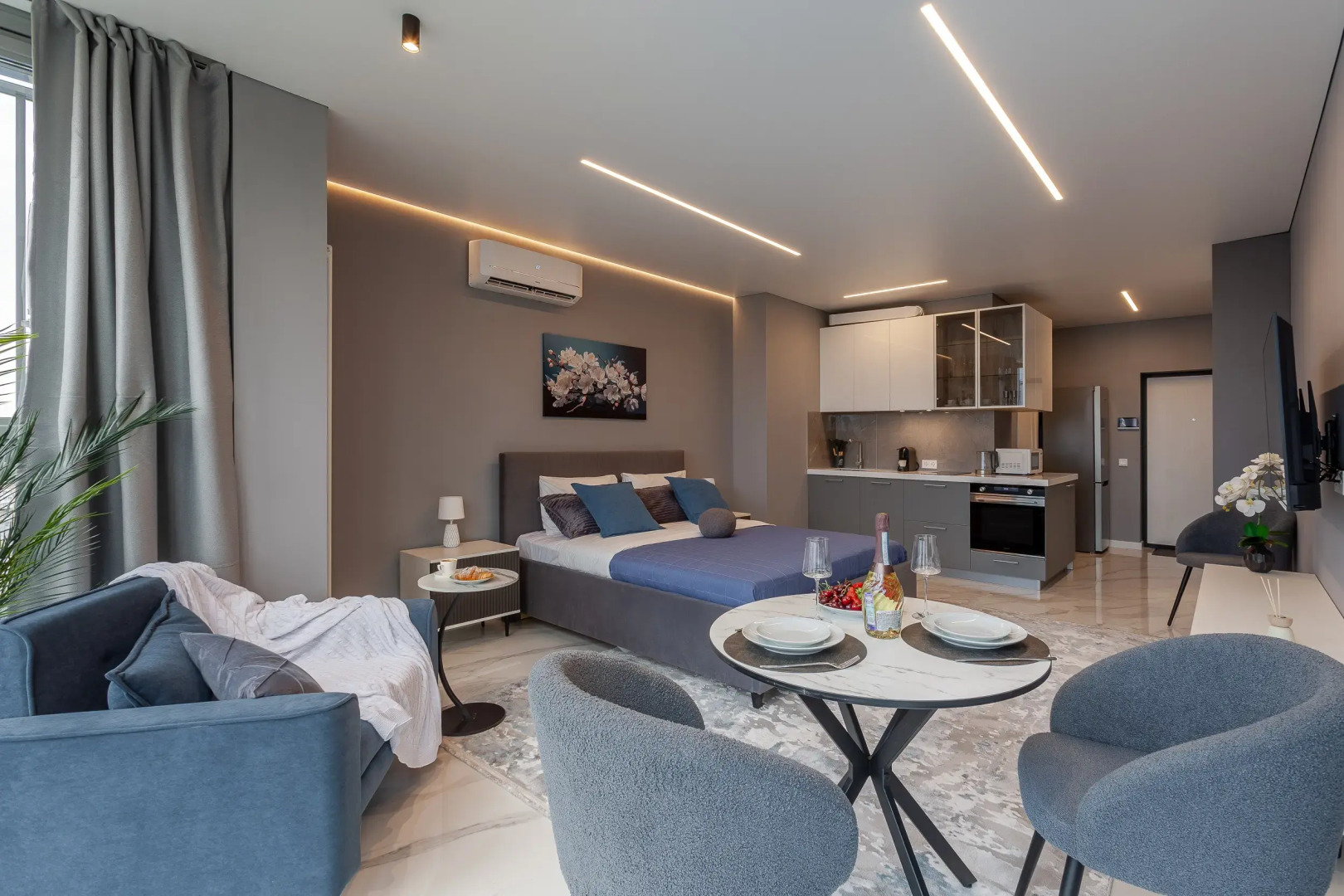 Квартира Nebo - Новая Студия в ЖК Галактика Центр Города