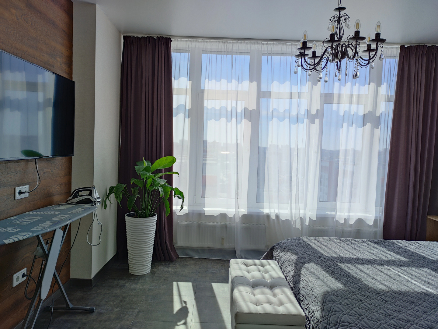 Апартаменты Стильная 2-комн Квартира Рядом с  Аквапарком