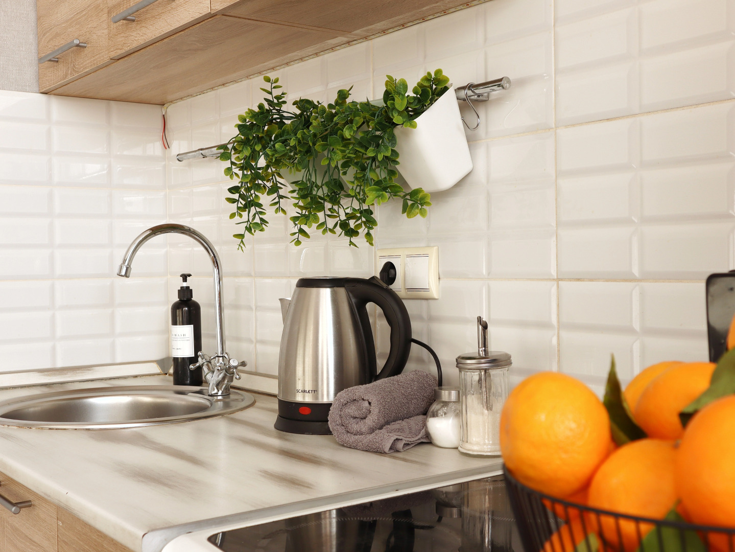 Квартира c кондиционером в стиле сканди