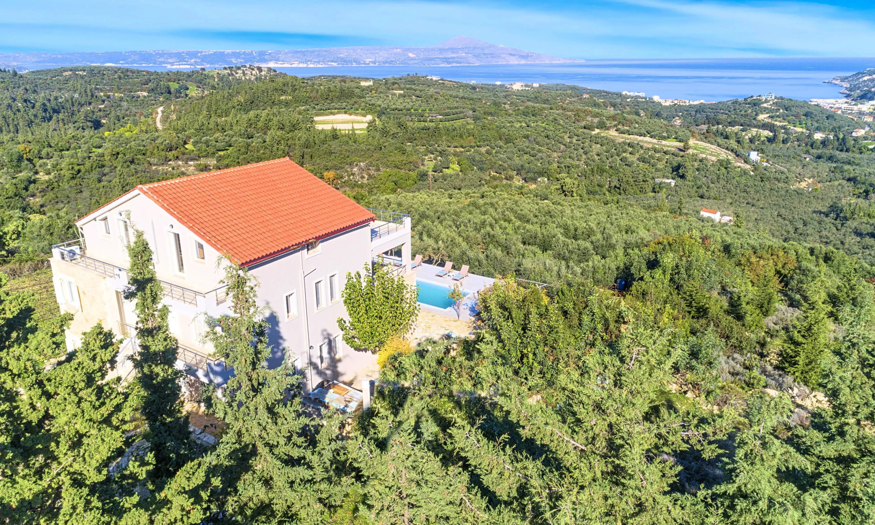 Вилла Cretan Family Villa Heated Pool