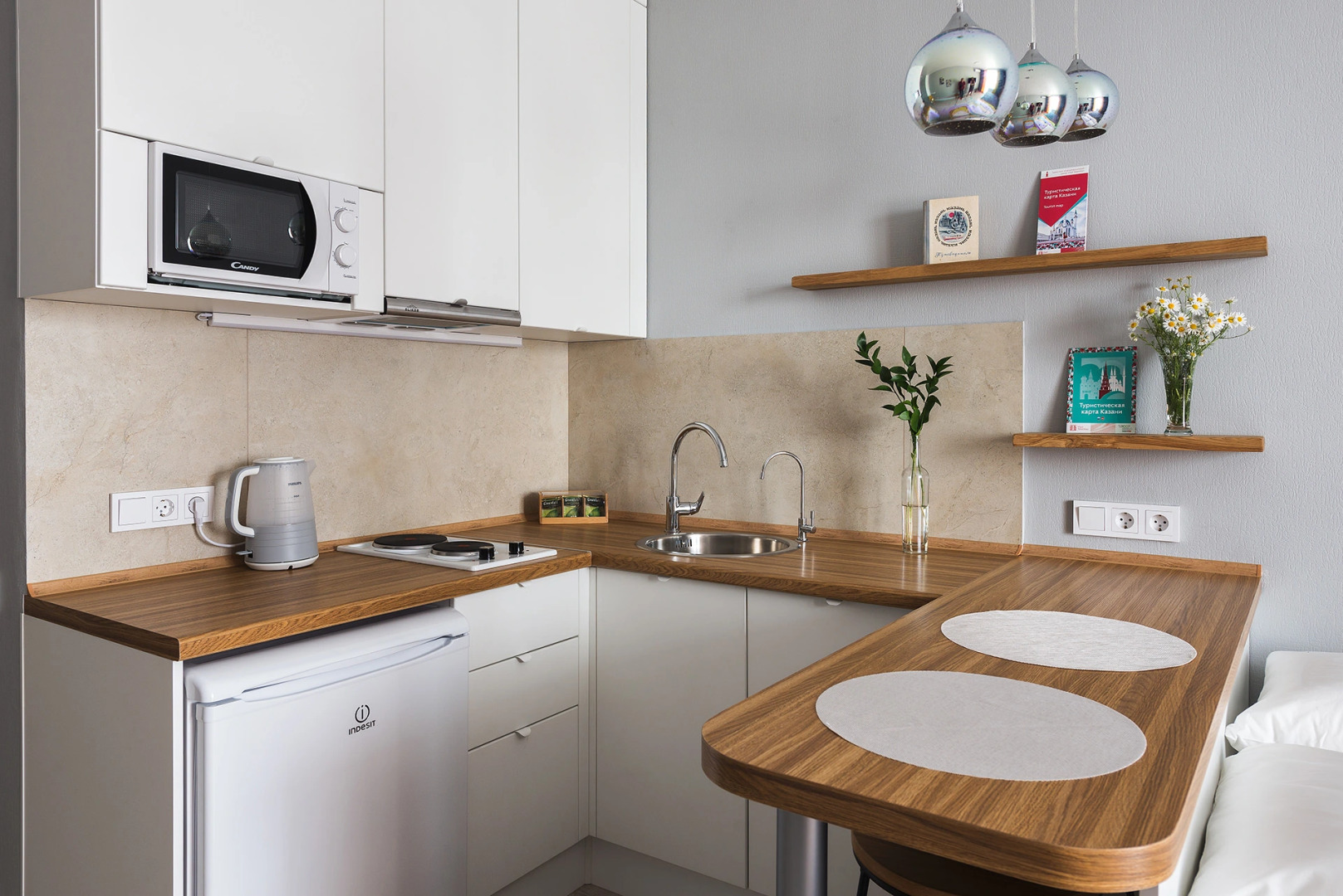 Апартаменты Уютная студия с обзорным видом на Казань