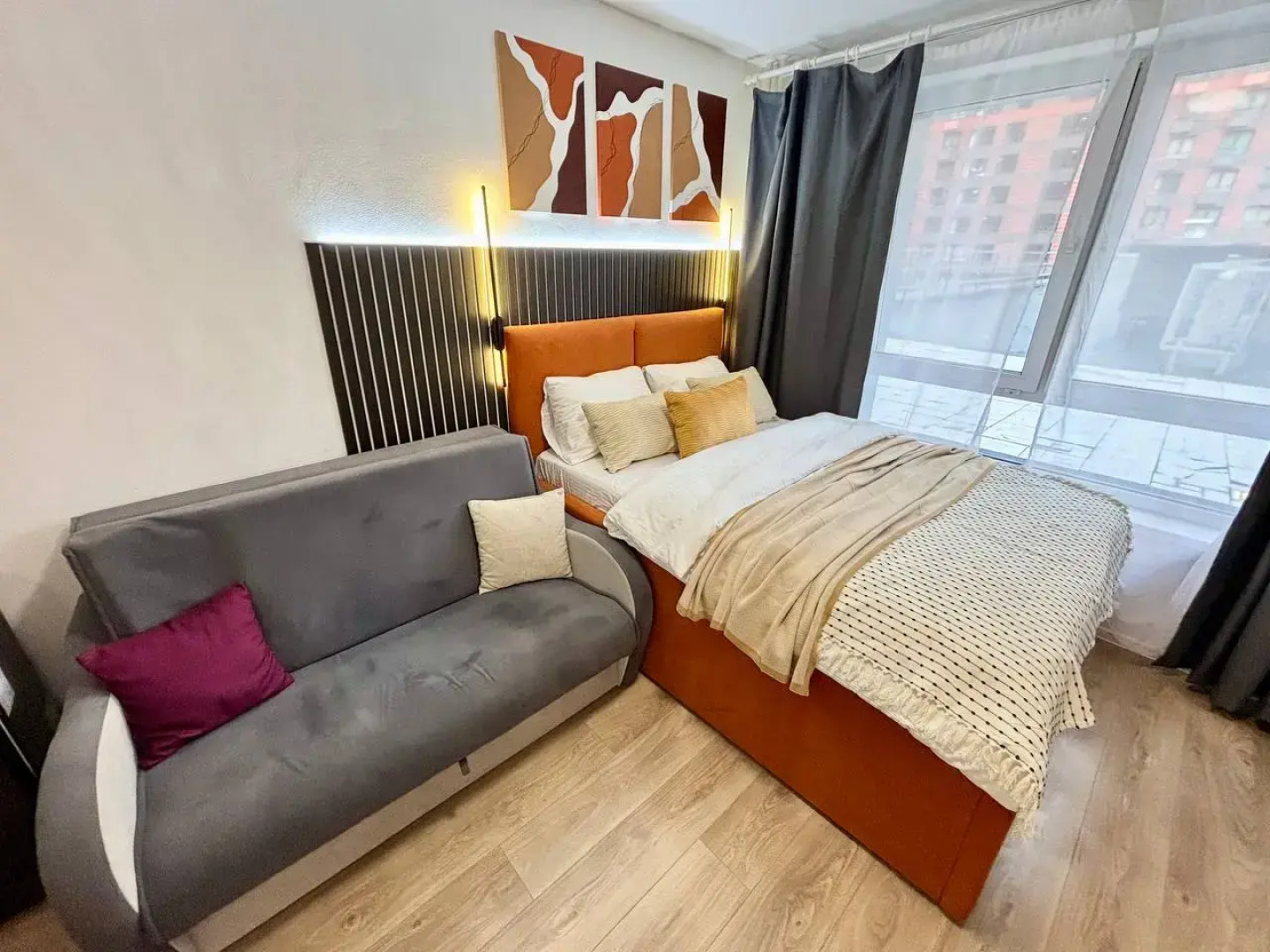 Квартира милая студия для 4х гостей