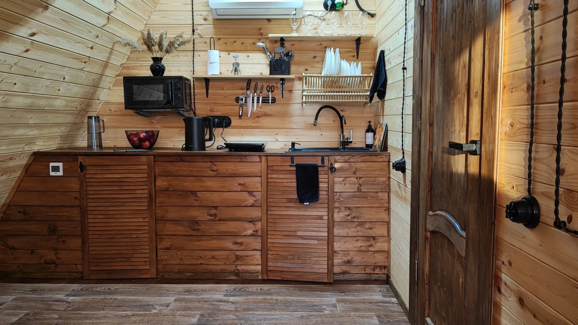 Шале A-Frame с Панорамным Видом на Волгу