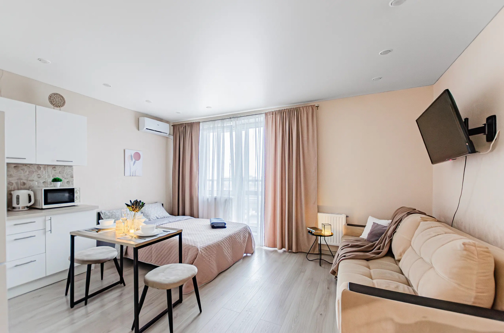 Квартира Уютная студия рядом с РКБ