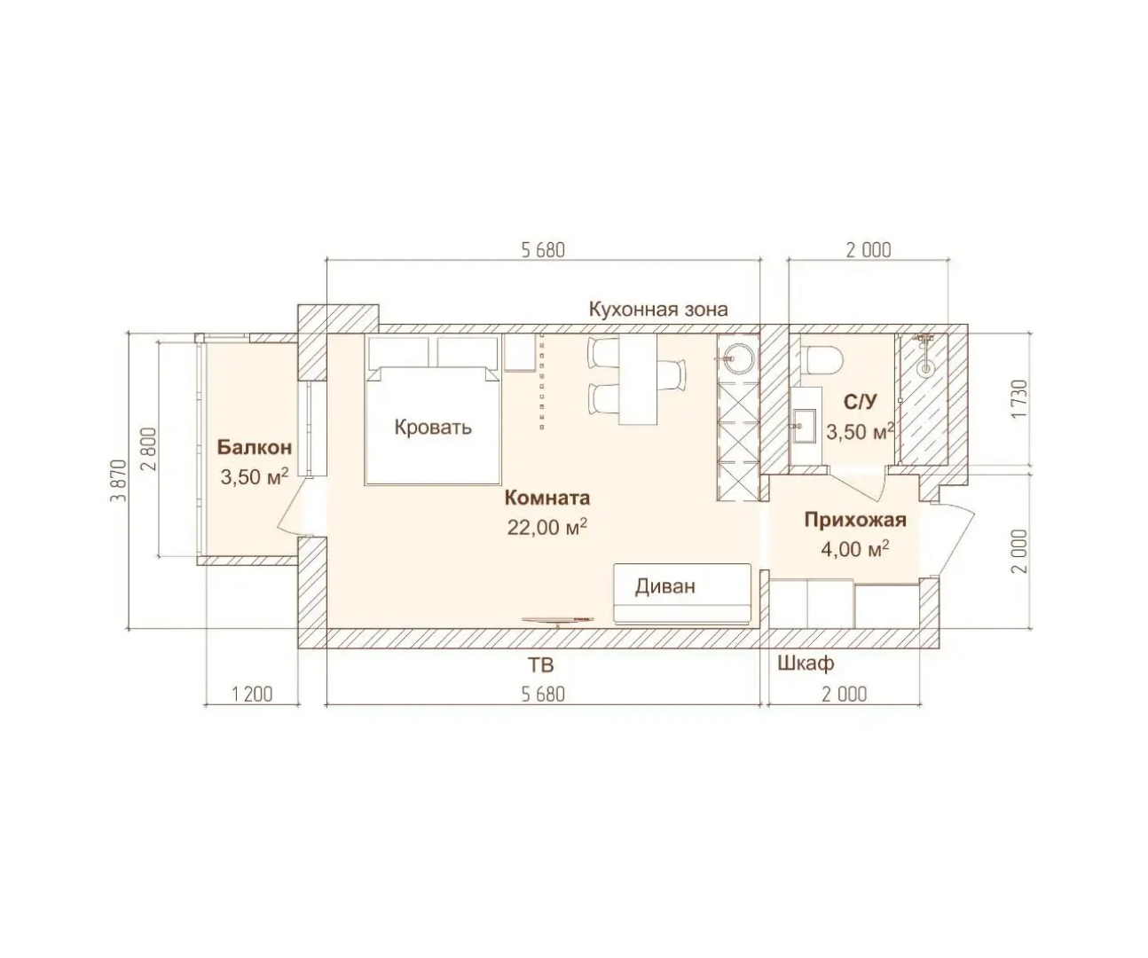 Апартаменты Возле Аквапарка и Набережной