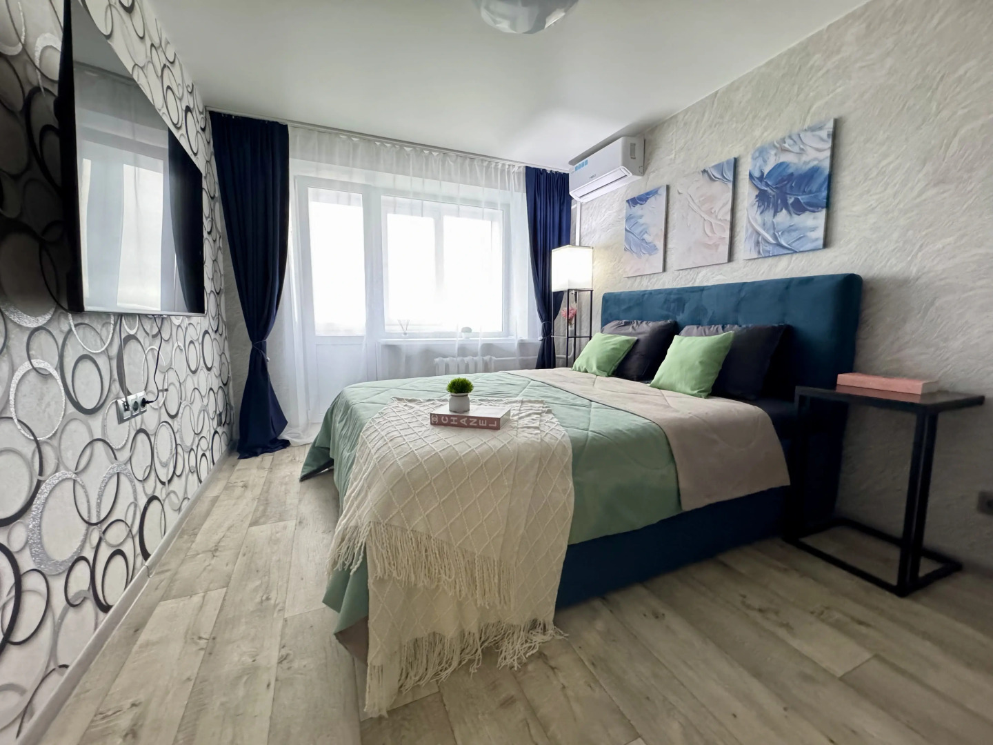 Квартира Уютная с видом на городской парк