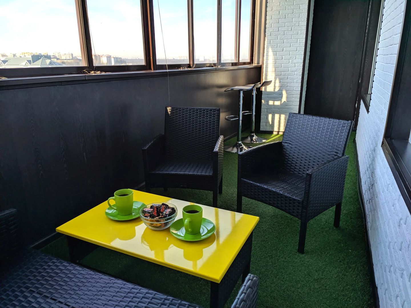 Квартира Просторные апартаменты с террасой