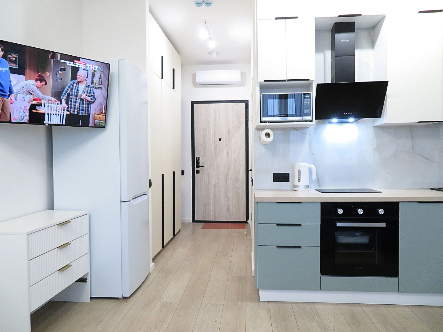 Квартира Студия Скандинавский уют