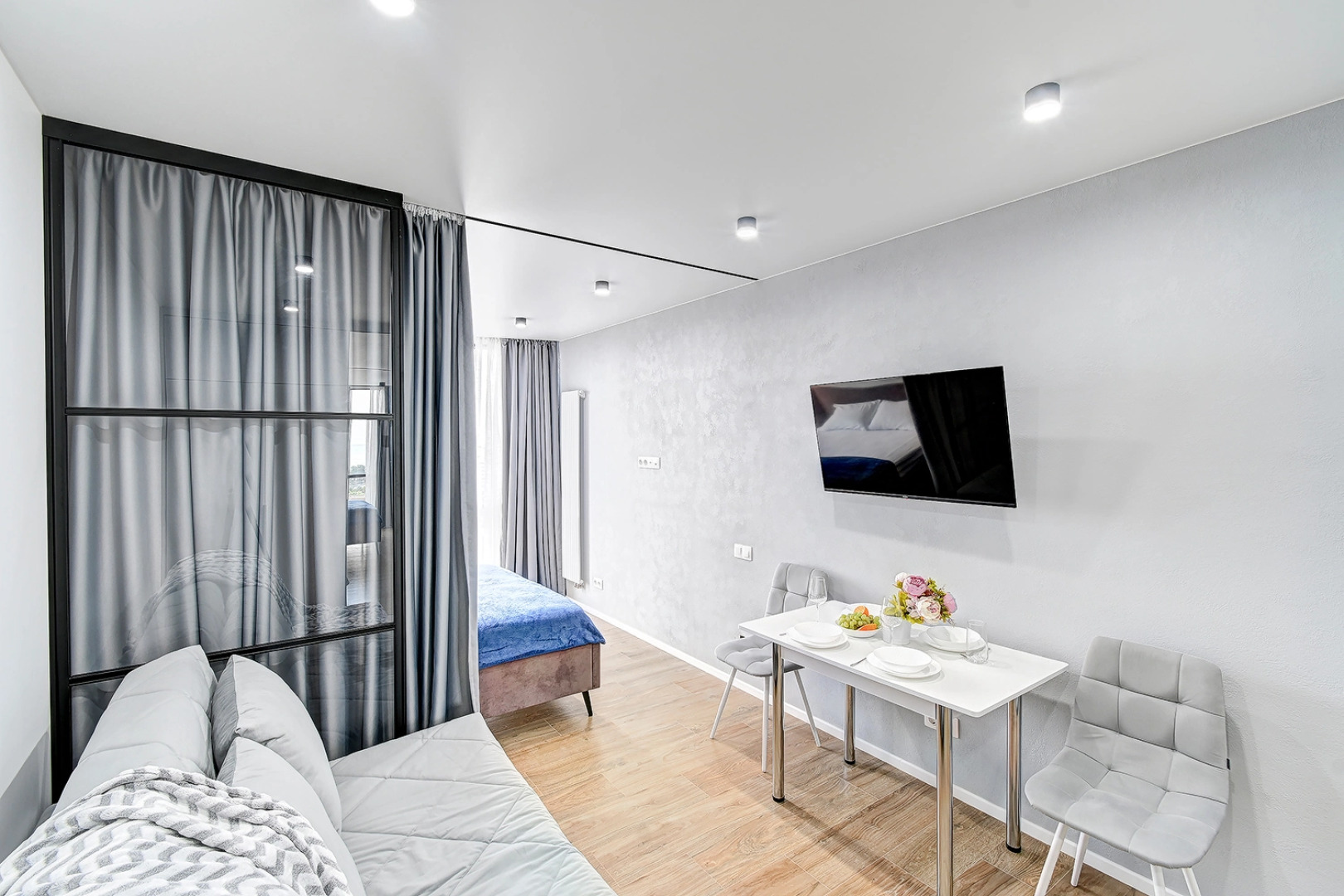 Апартаменты Люкс MorskayaSimfonya-2 с панорамой на море и бассейном на территории ЖК