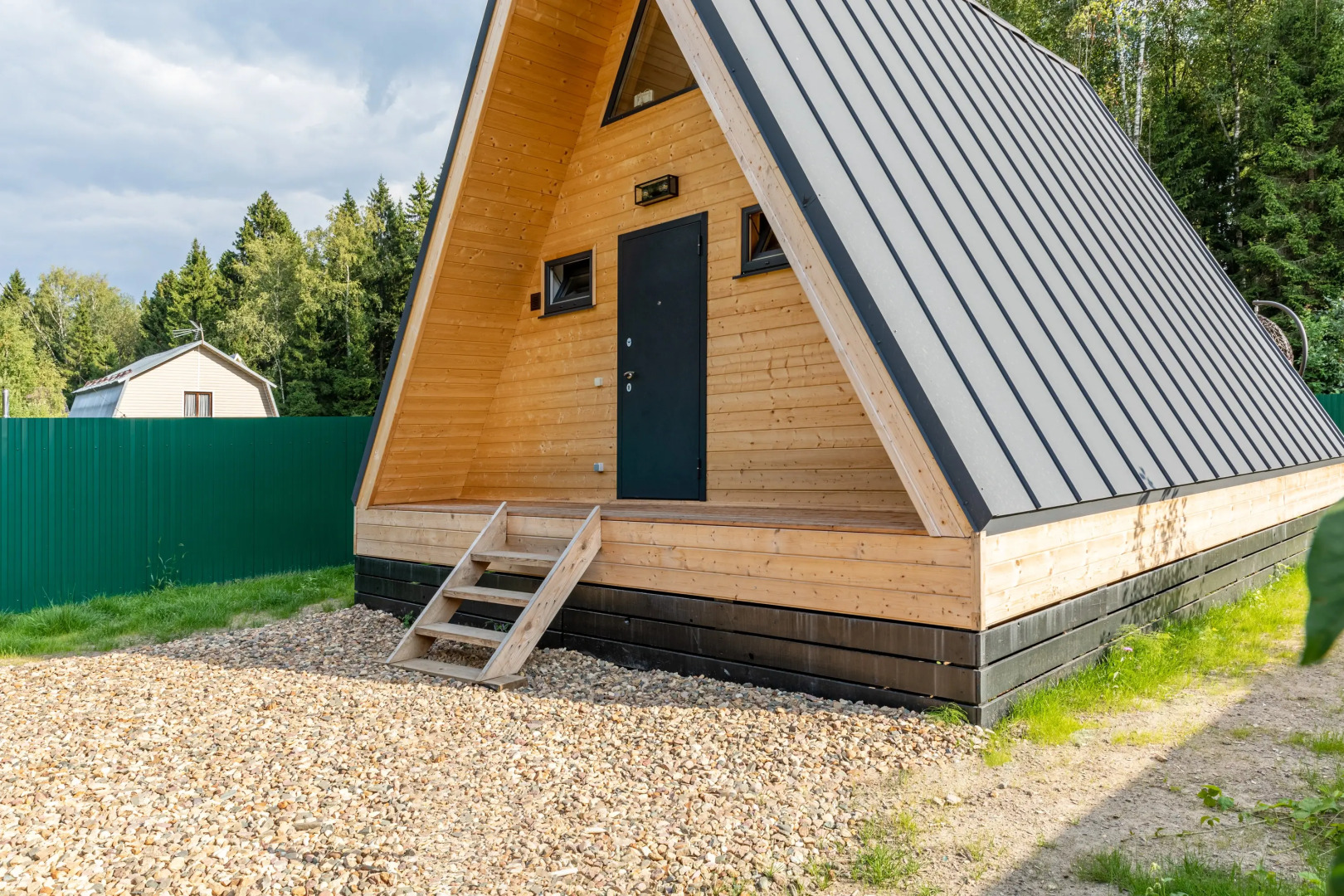 Частный дом InHome24 Уютный дом А-фрeйм Ольховка