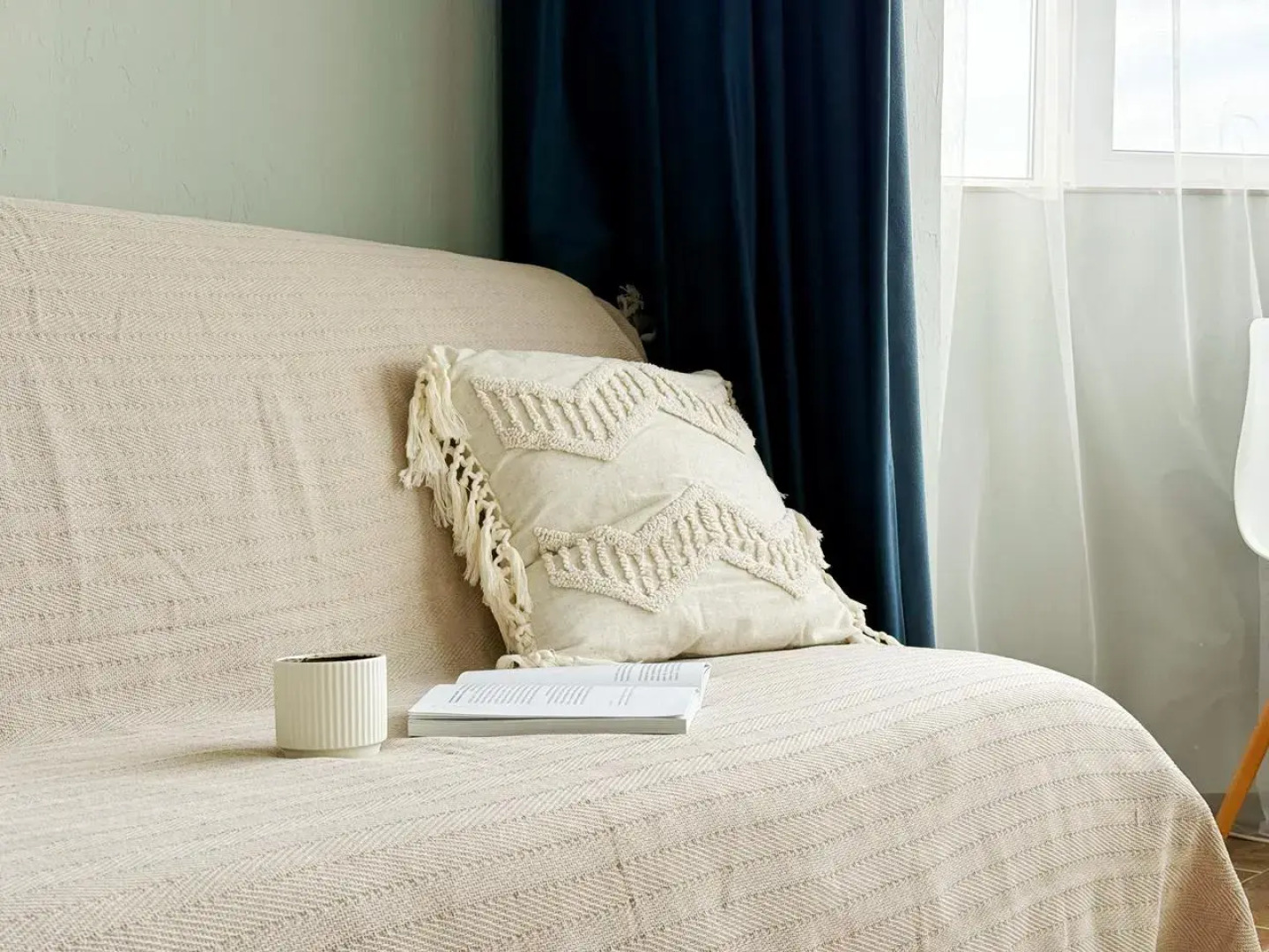 Апартаменты для Четверых с Видом на Море 3 Минуты до Пляжа