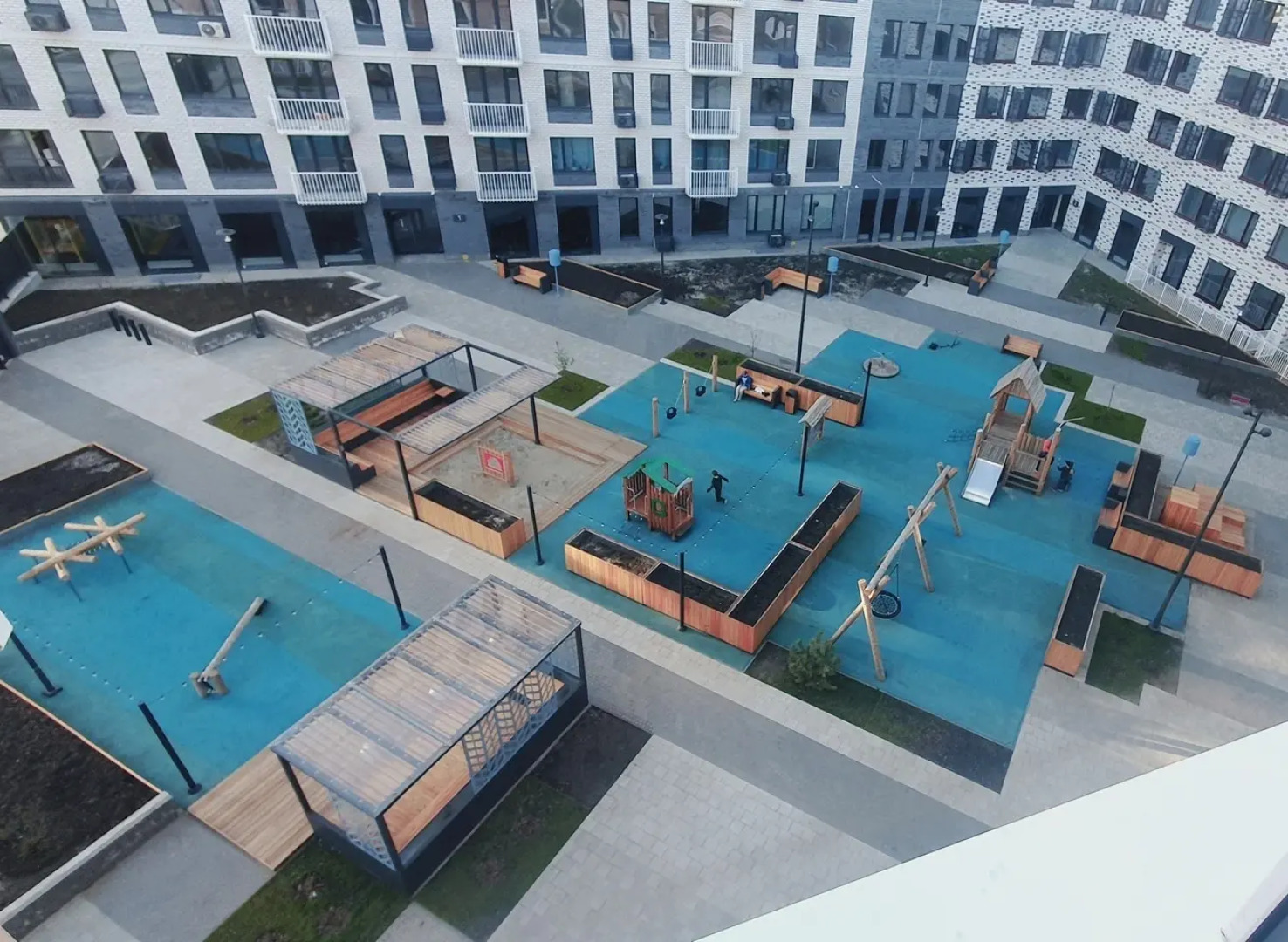 Квартира Студия с Видом на Красивый Закрытый Двор