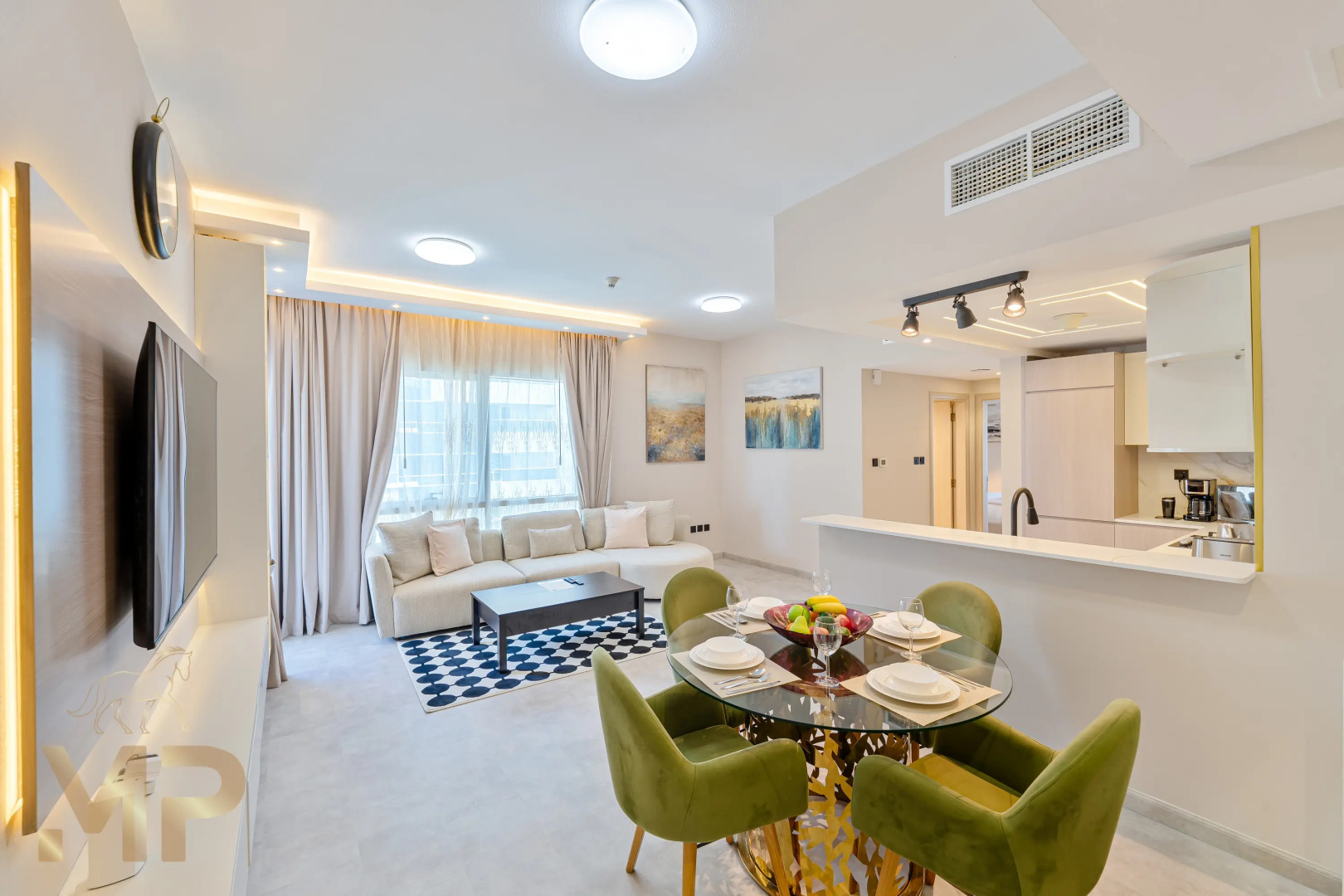 Апартаменты Marco Polo - Enjoy Marina views from a cozy 1BR in Dubai Marina