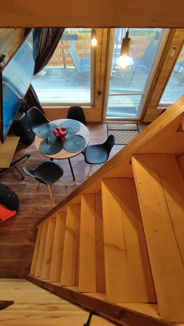 Шале A-Frame с Панорамным Видом на Волгу