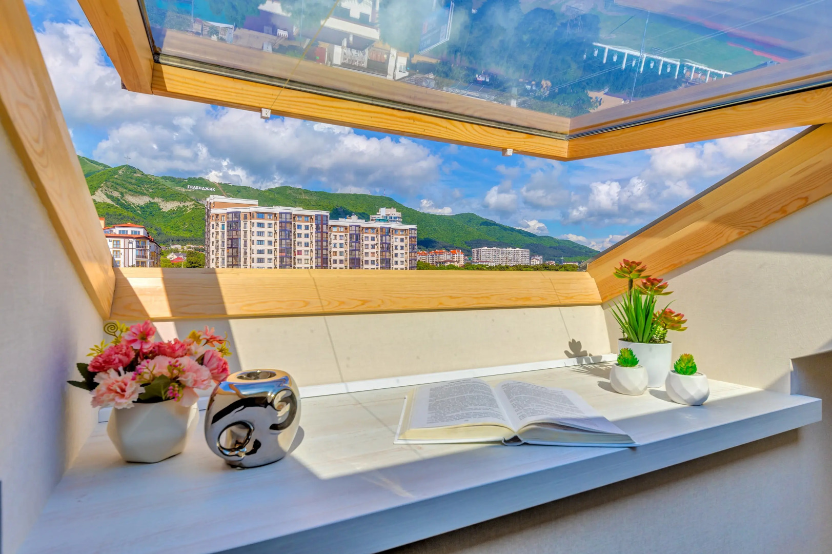 Апартаменты Люкс с большой ванной и видом на горы Sea Breeze & SPA