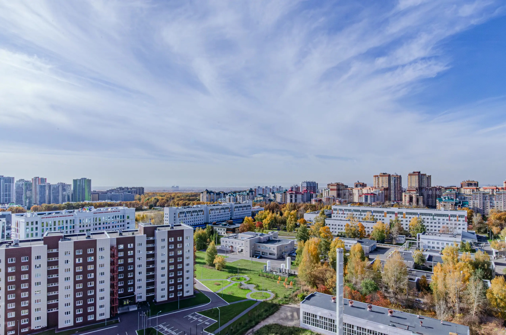 Квартира Уютная квартира в новом современном жилом комплексе