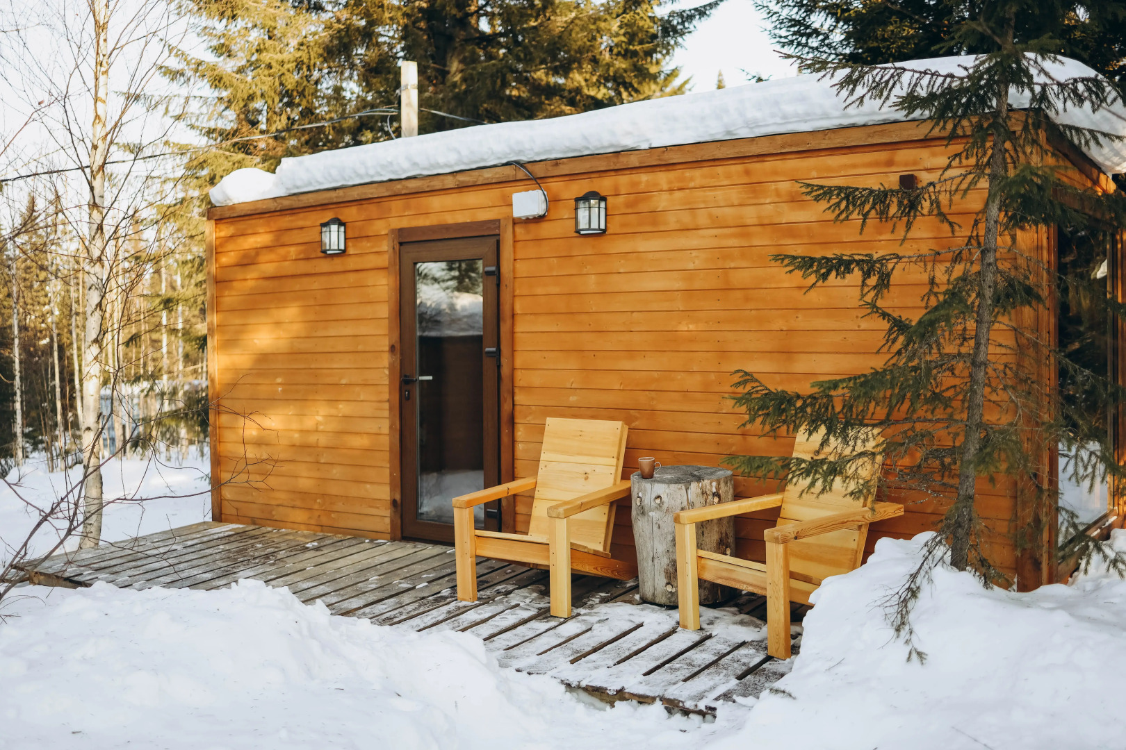 Шале на Белой Крепкие кровати 1