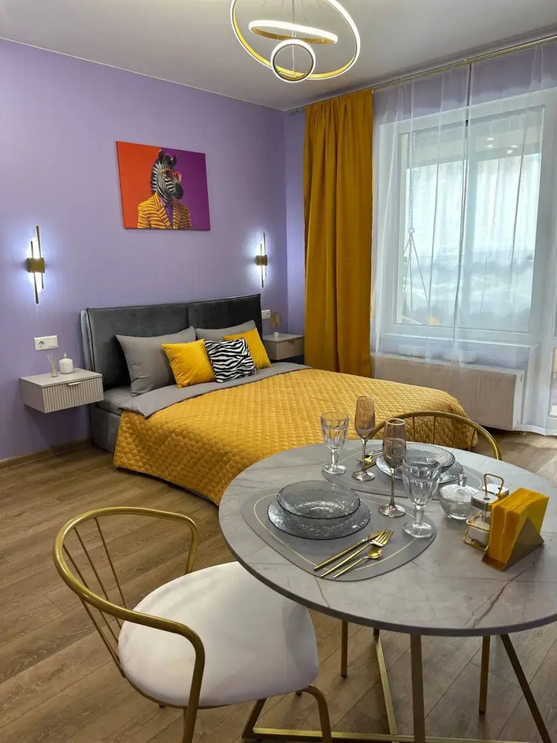 Апартаменты Дизайн Кудрово с качелью