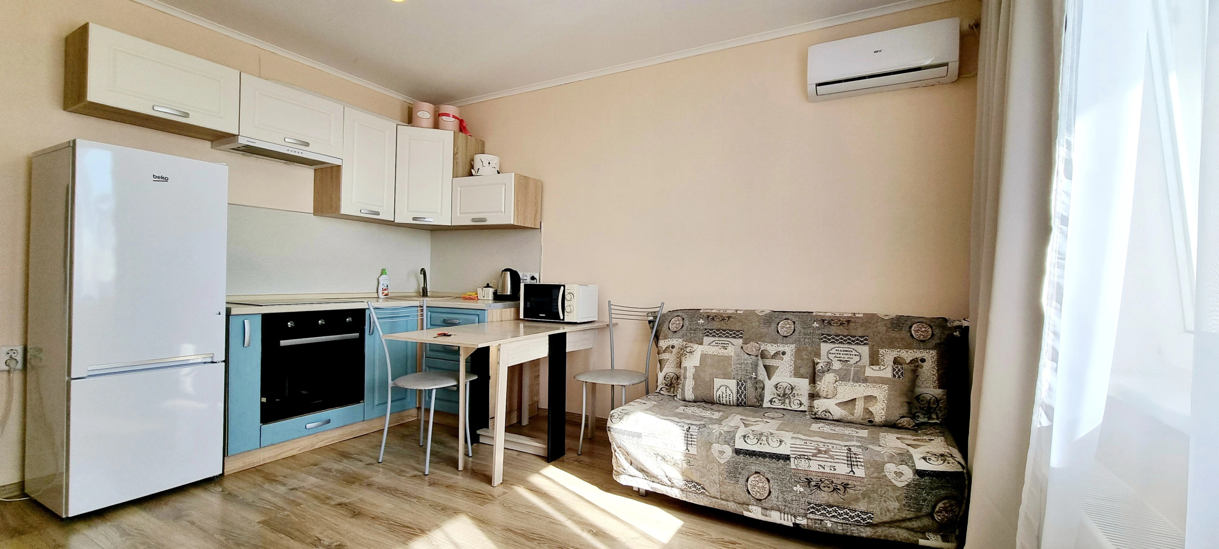 Квартира евродвушка с видом на море