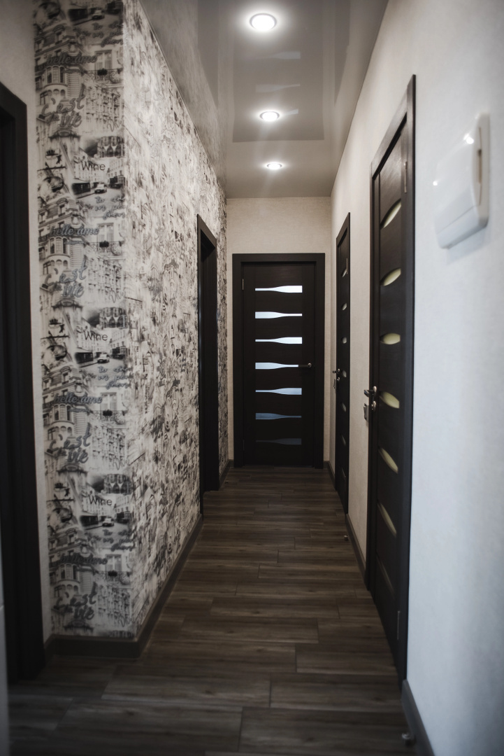Двухкомнатная квартира сети "PanApartments" с панорамным видом на город
