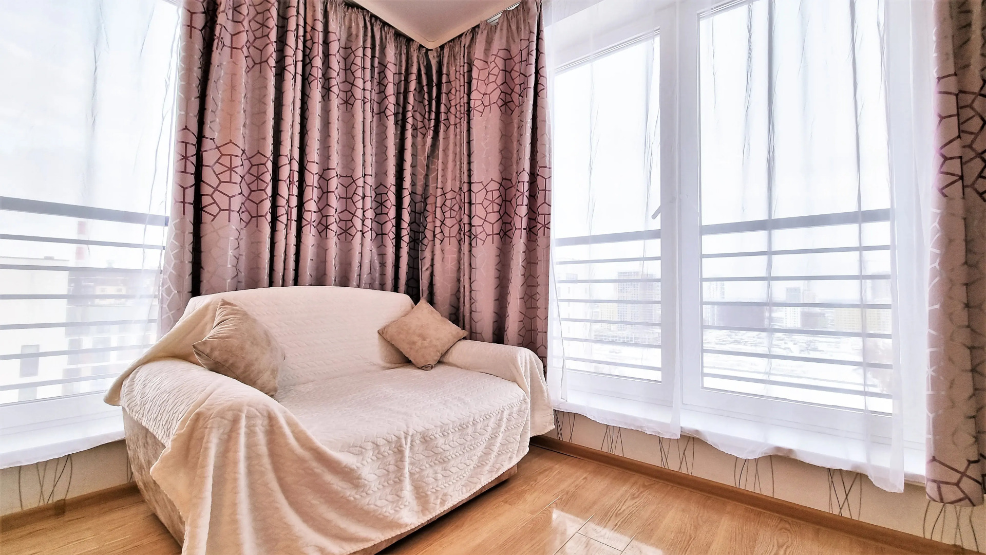 1-комн. трехместные апартаменты в ЖК "Новин"