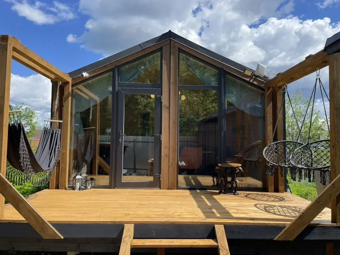 Частный дом С бaней и сибирcким банным чаном