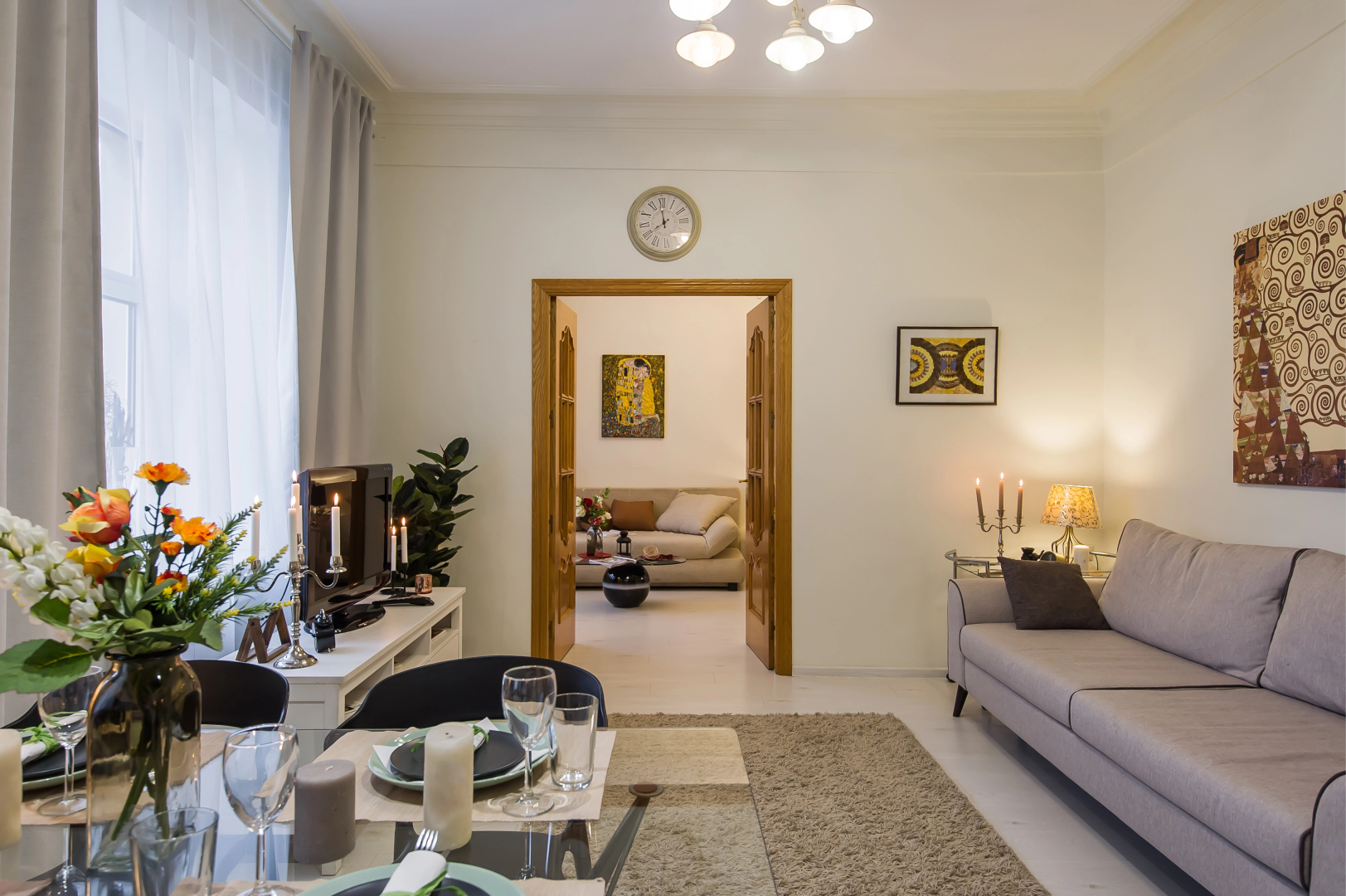 Квартира GM Apartments с Видом на МИД