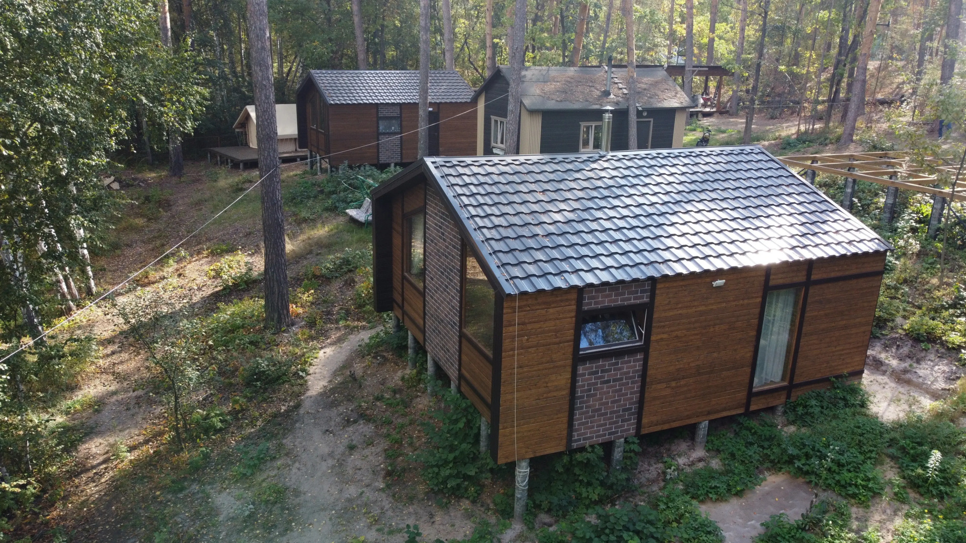 Частный Дом Уютный Трехкомнатный на Природе