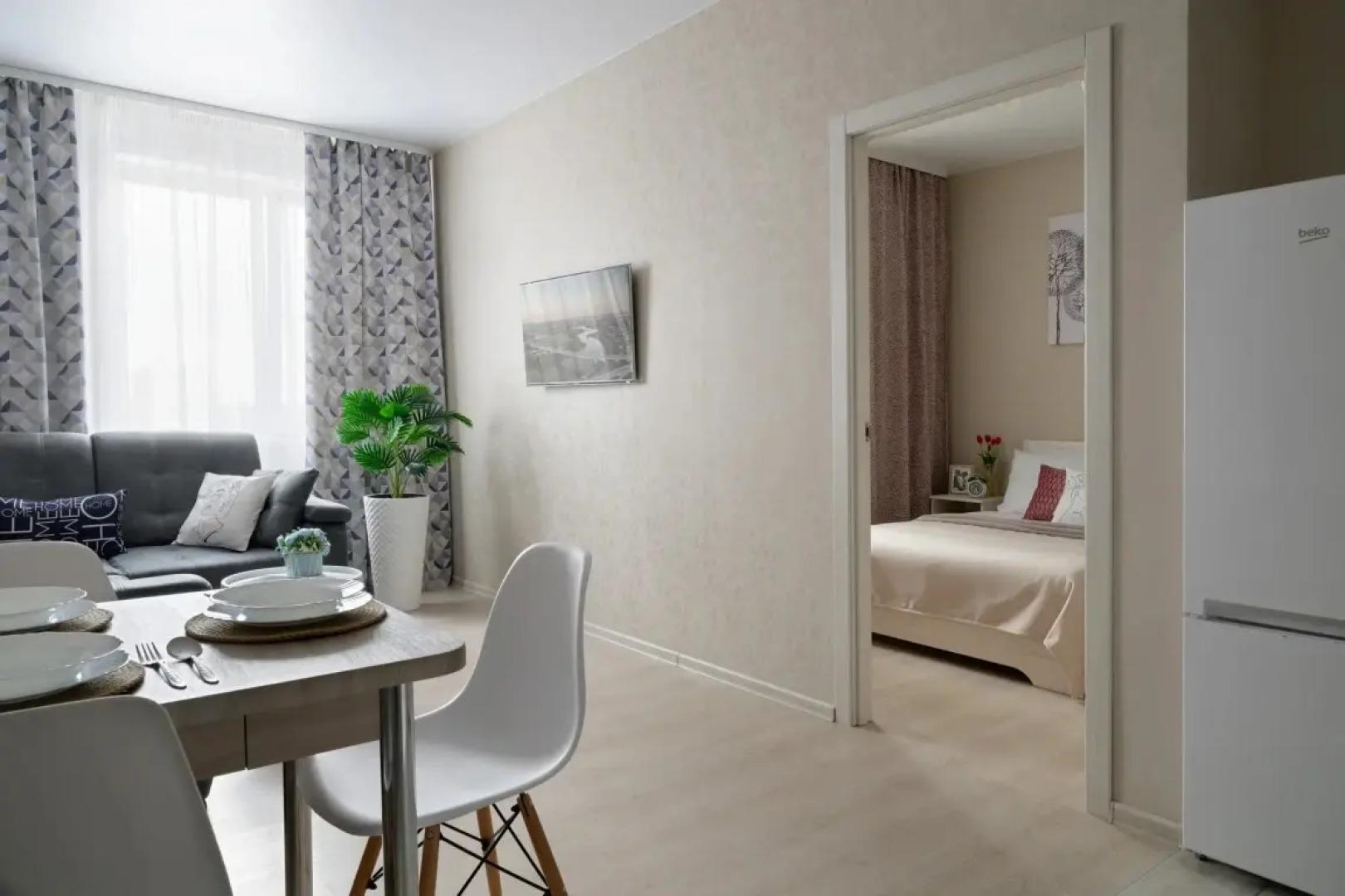 Квартира Двухкомнатная Как дома 58 на мира 44а