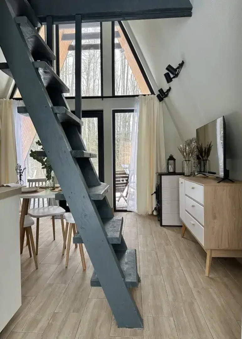 Частный Дом Афрейм с видом на лес №1