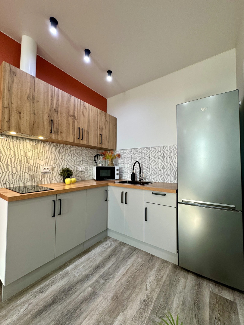 Квартира В скандинавском стиле с красивым видом на город для 4х гостей