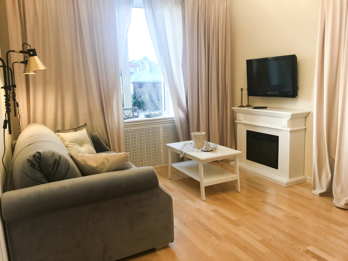 Апартаменты двухкомнатные на берегу залива