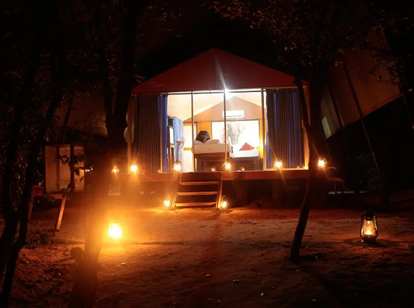 Отель Camping Yala Hotel Ravana luxury Safari Camp Tents