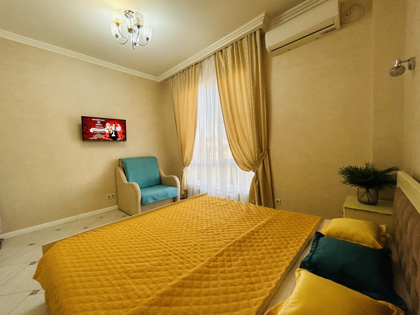 Апартаменты в Олимпийском Парке с Отдельной Спальней 15