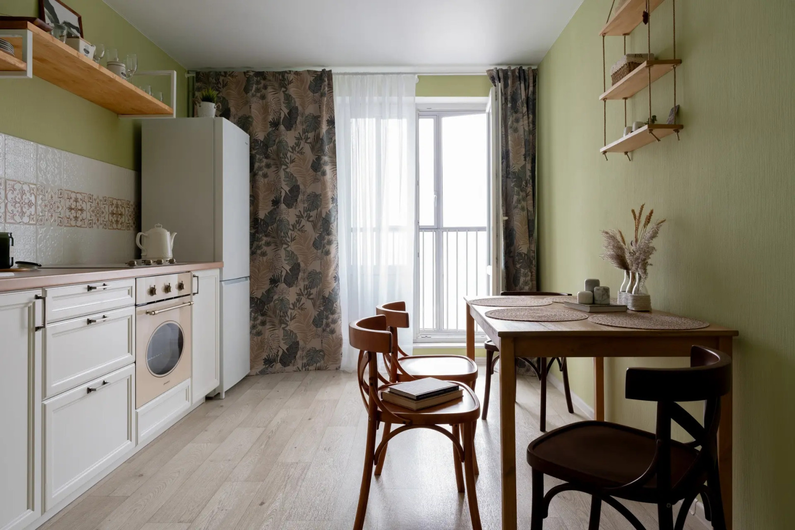 Квартира двухкомнатная в скандинавском стиле