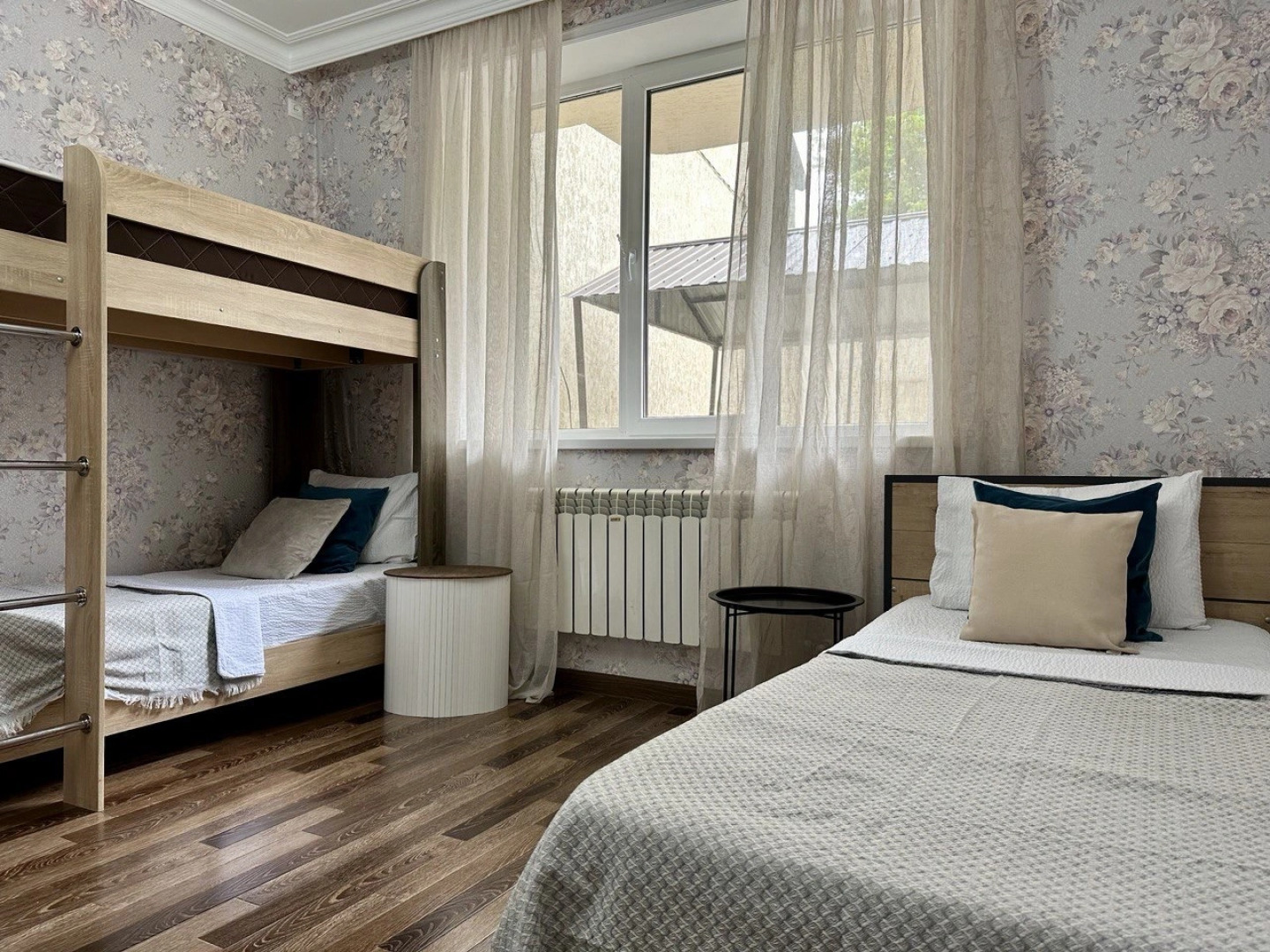 Квартира Просторная с Закрытым Двором и Кондиционером