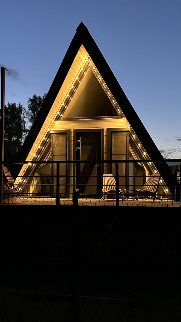 Частный дом Малый афрейм на Березовой