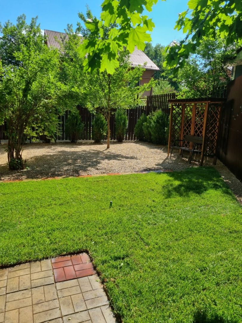 Частный дом Уютный дом с иллюминацией и зоной отдыха