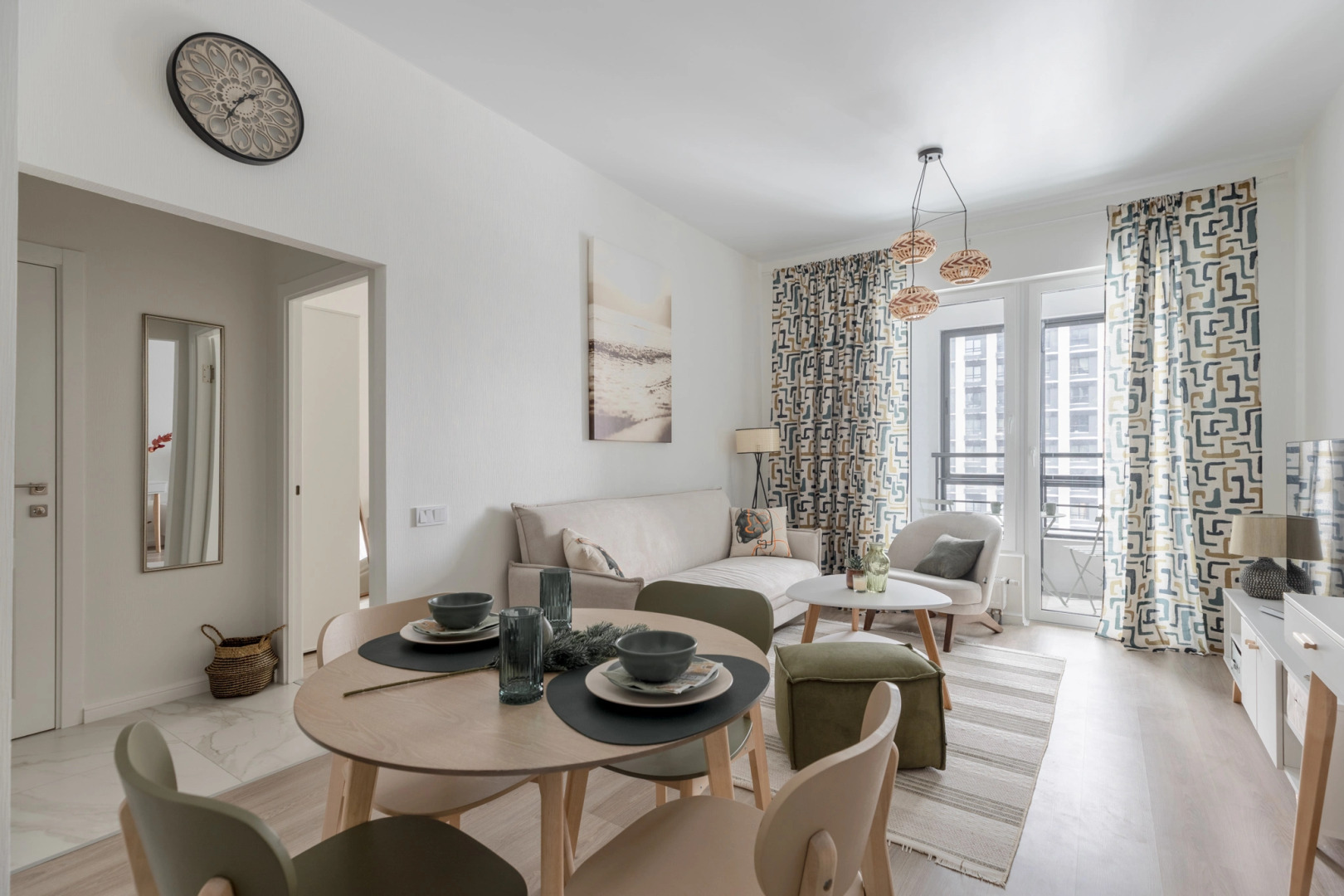 Квартира В Стиле Сканди Бохо