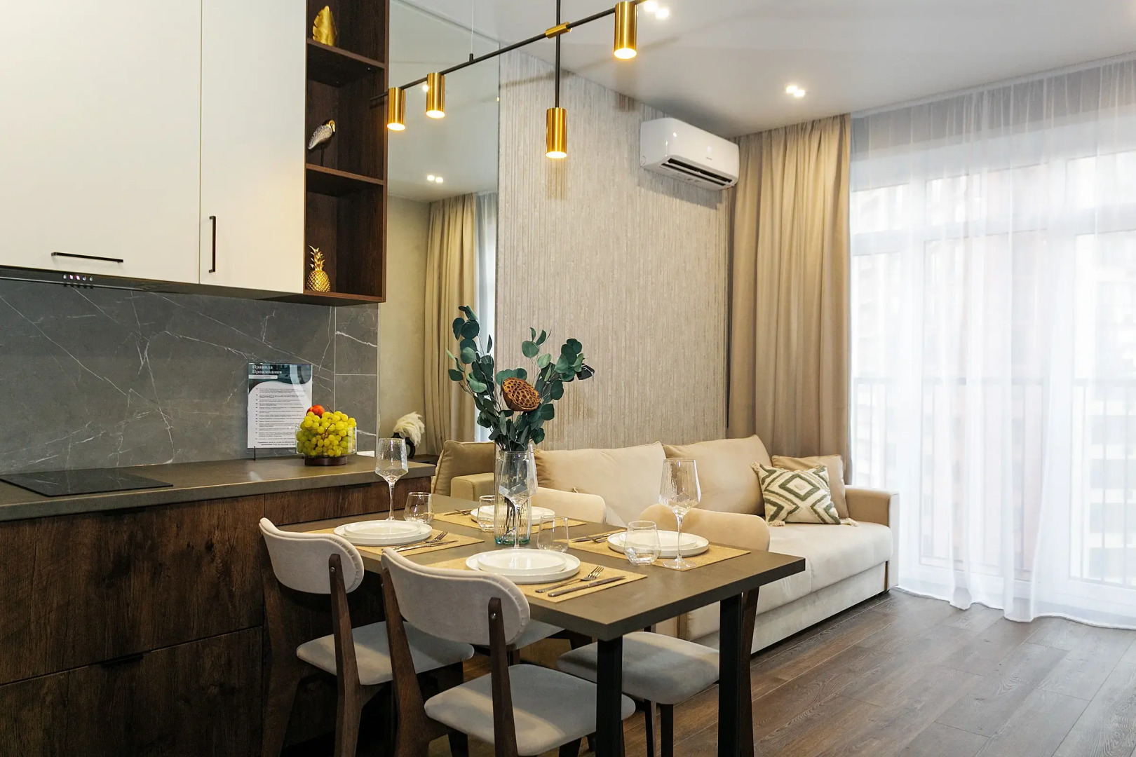 Квартира Евродвушка Геометрия в Центре Новосибирска