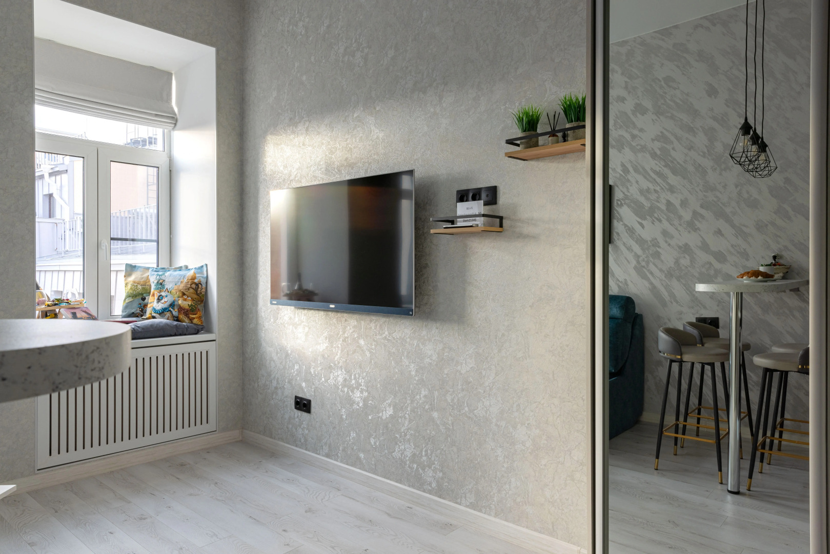 Квартира Дизайнерская Grey Room у Невского проспекта