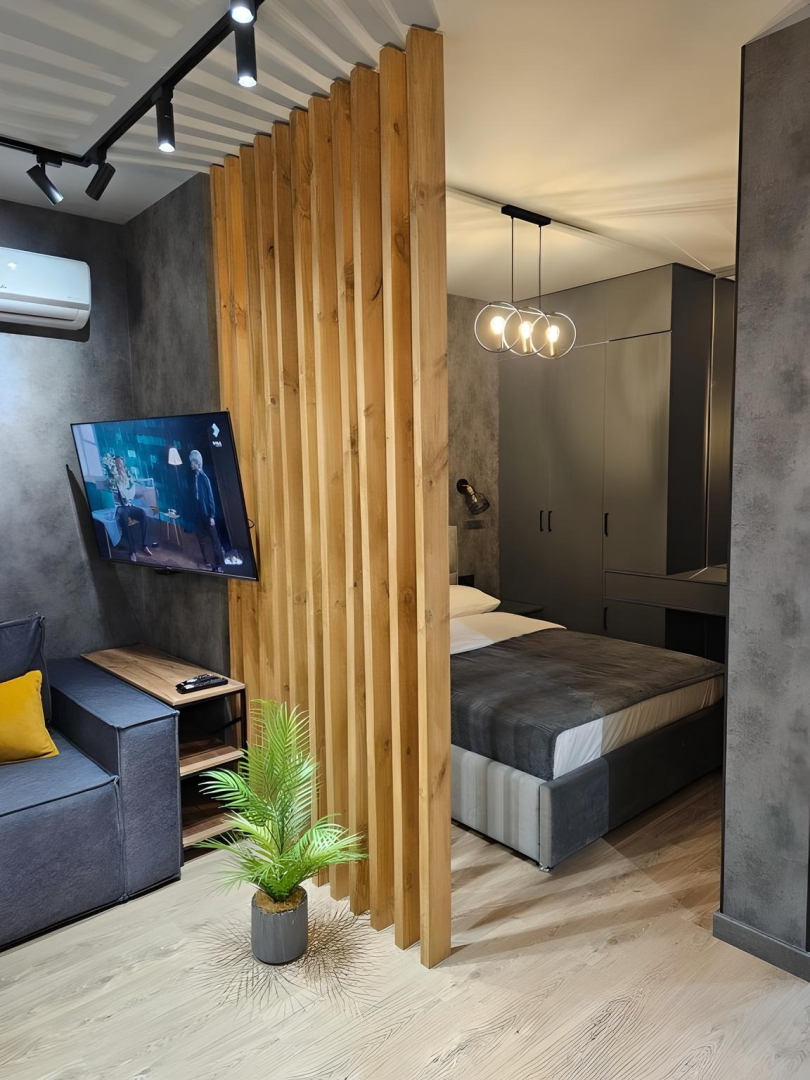 Апартаменты Уютная Квартира в Стиле Лофт с Видом на Горы