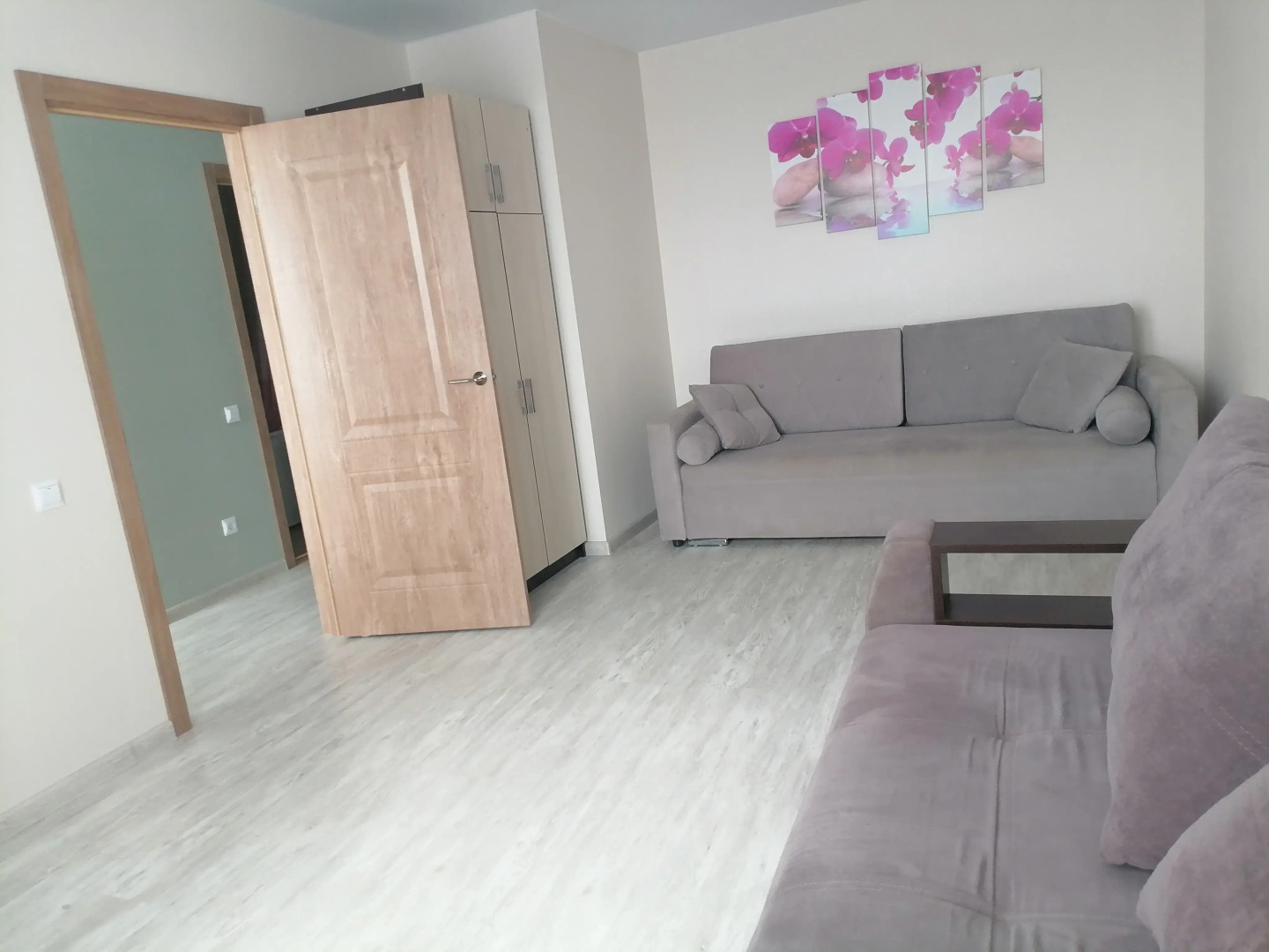 Квартира однокомнатная 36 м² 2 кровати