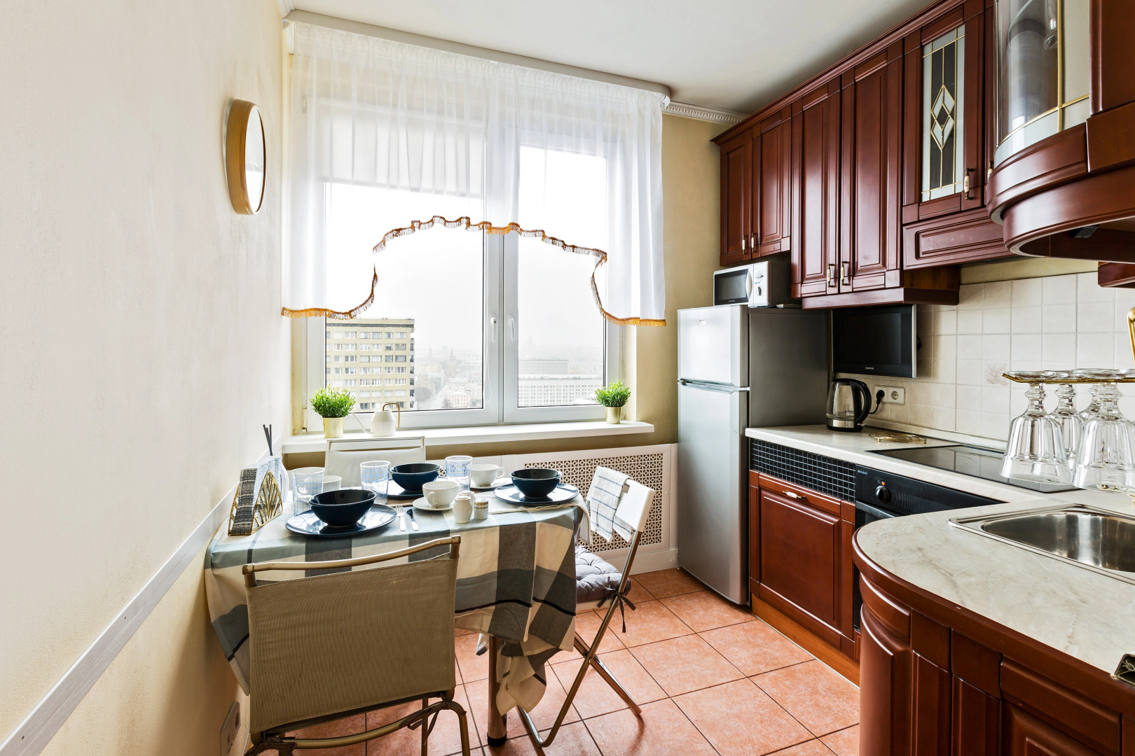 Great view on Kremlin 2 rooms apartment 23 floor