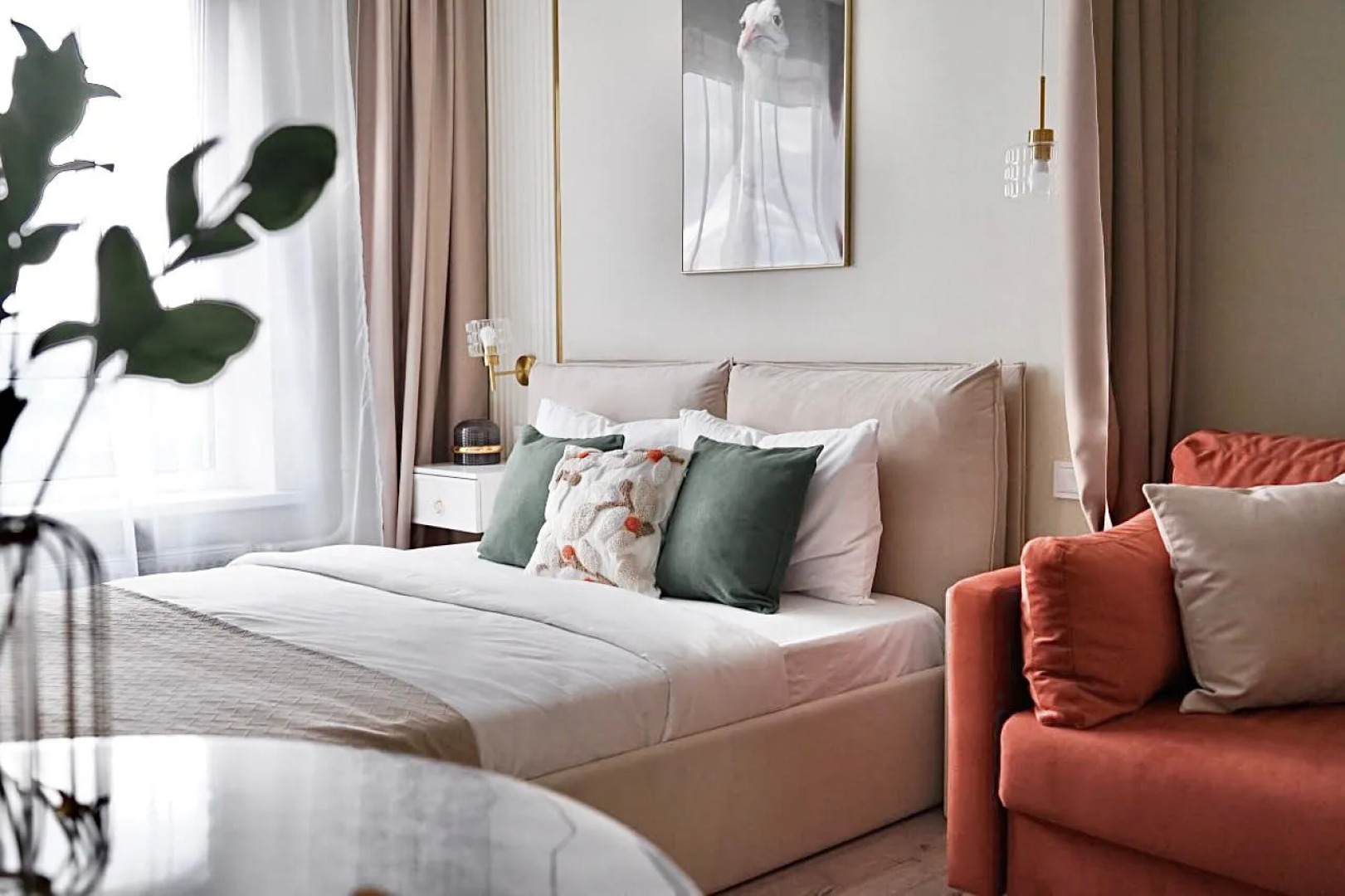 Квартира Новая уютная студия рядом с ж/д вокзалом и историческим центром