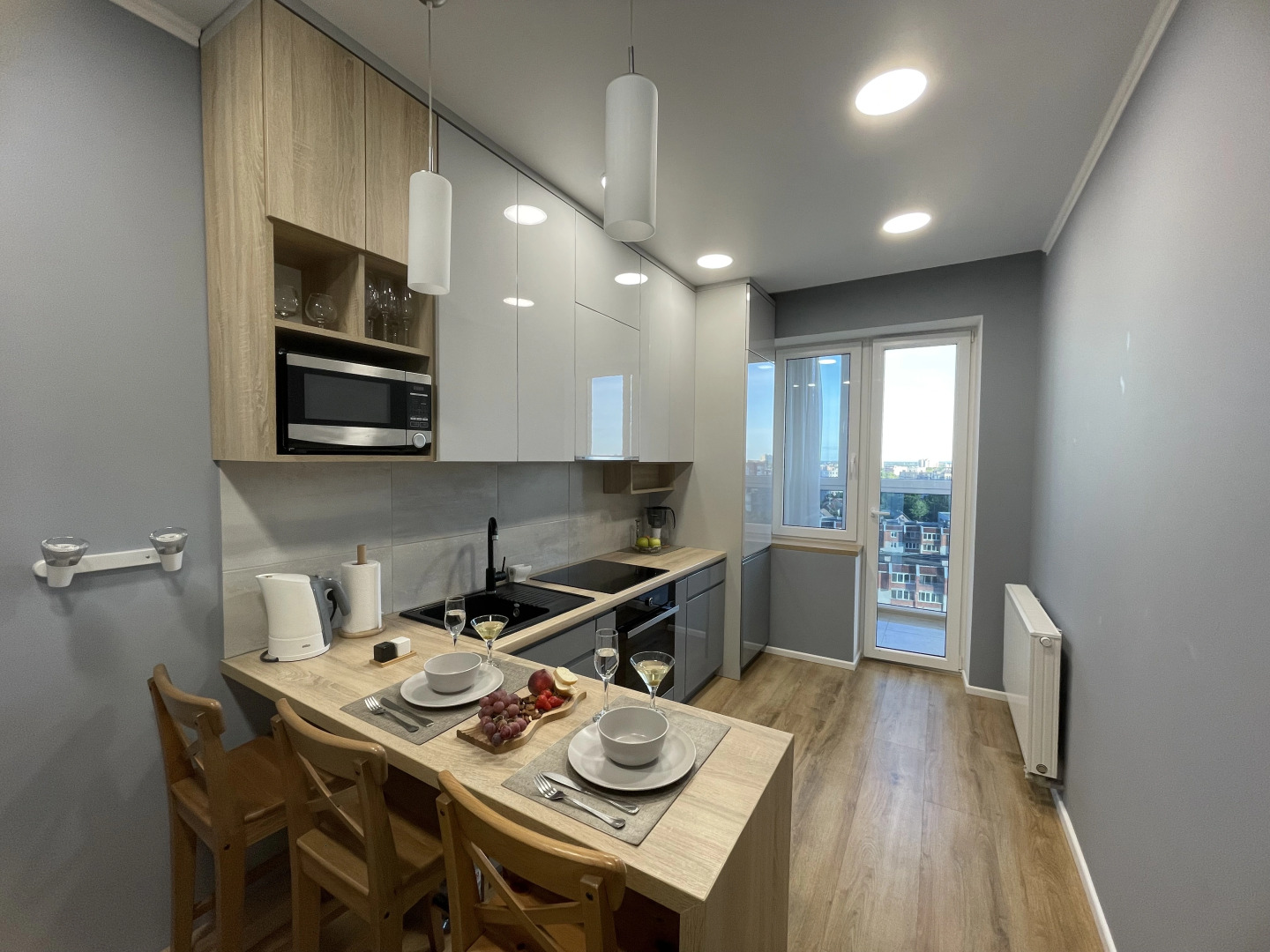 Квартира Стильный Apart с Панорамным Видом в Центре